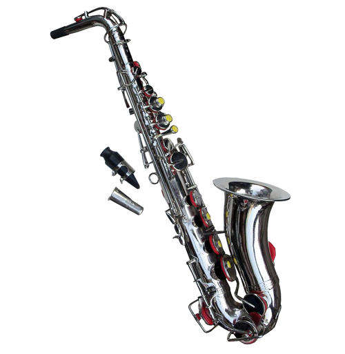 CLASSIC Eb ALTO SAXOPHONE w DESIGNER HARDCASE. HEAVY-DUTY CHROME-PLATING