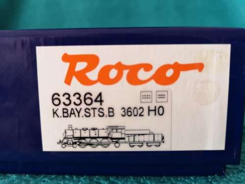 ROCO model 63364,  S 3/6 K.Bay.Sts.B #3602 DCC Steam locomotive