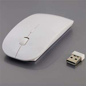 2.4GHz Wireless Optical Mouse with Scroll Wheel for MacBooks/PC