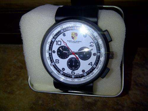 Porche desein Rubber Strap Watch