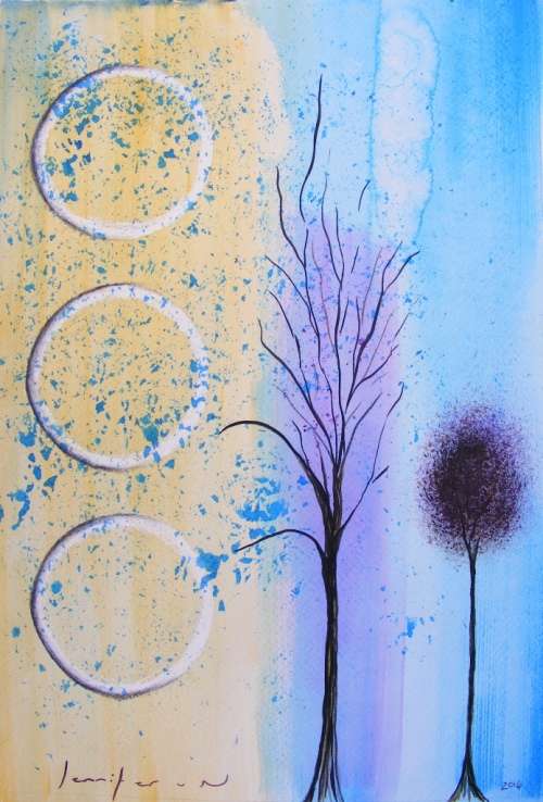 Turning Over to Winter  - Mixed Media - Jennifer van Niekerk
