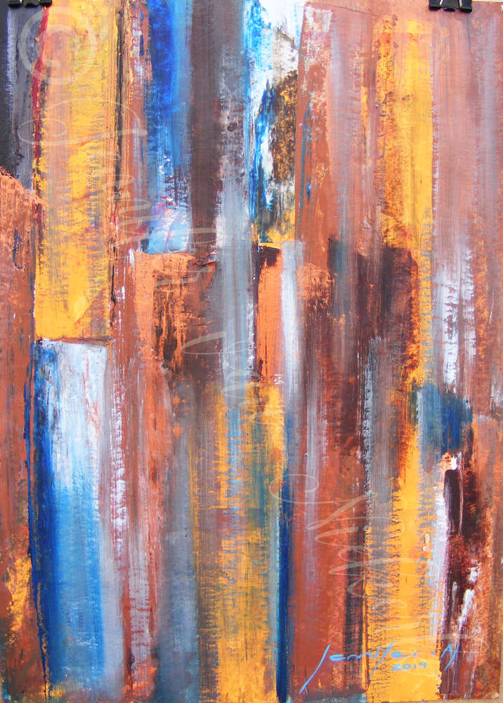 Brick Dust - Original Oil Painting - Jennifer van Niekerk