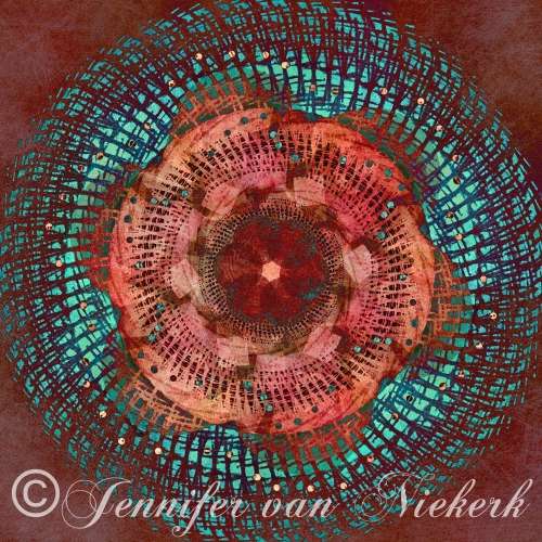 Blue Fir Mandala  [d]