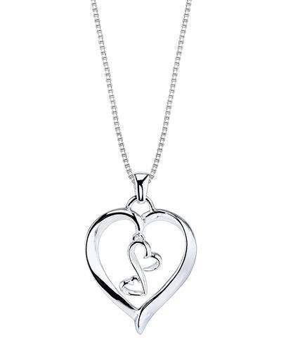 LOVE GROWS Brand New Heart Necklace 925 Sterling silver Length 18in