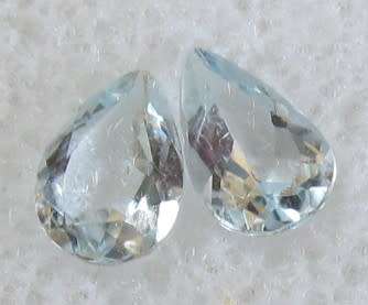 .80 ct Pear Cut Aquamarine 6x4mm