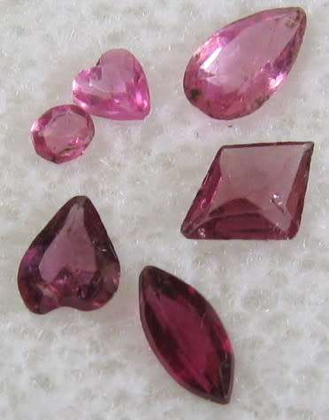 BEAUTIFUL 1.20ct Mix Shapes RHODOLITE