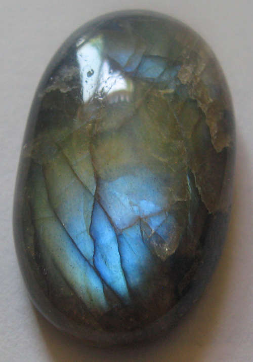 FINE Rainbow LABRADORITE, Oval Cut 53.50ct 34x20 mm