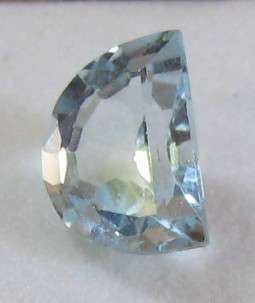 SUPER Half moon cut SKY BLUE TOPAZ, 1.80ct 6x8mm