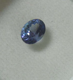 LARGE BARGAIN Oval cut TANZANITE, .65ct 6x4mm