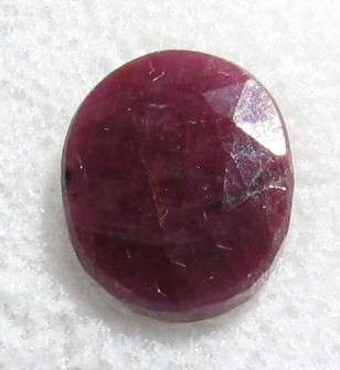 Faceted Oval Cut 5.00cy Indian Ruby 9x12 mm