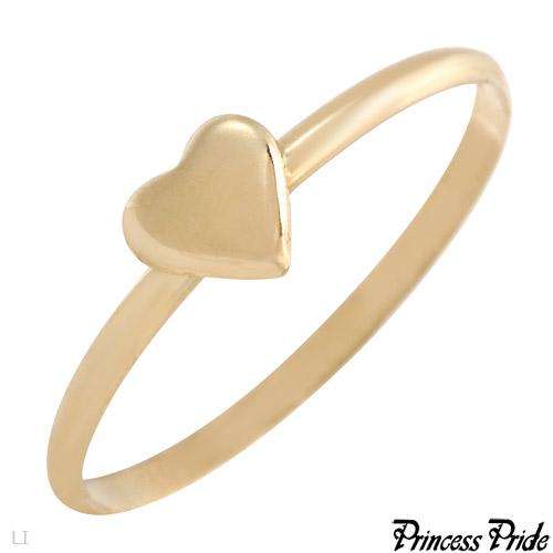 Princess Pride! Beautiful Babies Ring Made of Yellow Gold Ring Size 1
