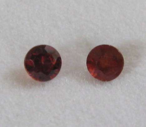 Wonderful .60 ct Round cut Garnets 3mm