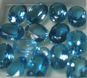 Wonderful Genuine Oval cut London Blue Topaz of 1.00ct each 7x5 mm  each