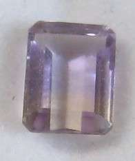FINE EMERALD-CUT AMETRINE, 1.6ct  10x6 mm