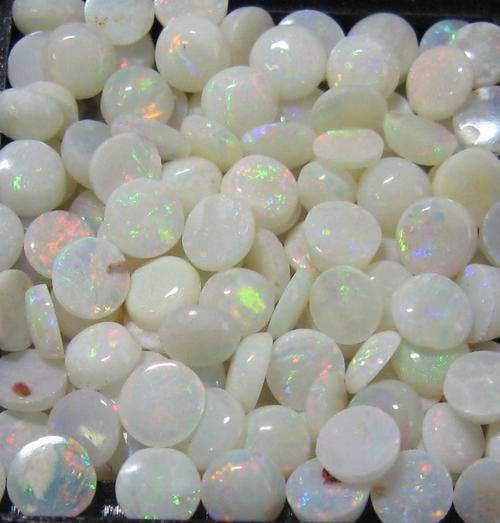 AUSTRALIAN Round CABOCHONS OPAL  3.5mm  - 4mm