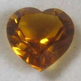 STUNNING Brazilian CITRINE HEARTS, 1.60ct each  8x8mm each