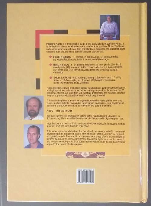 People`s Plants A Guide to the Useful Plants of Southern Africa by Ben Erik van Wyk & Nigel Gericke