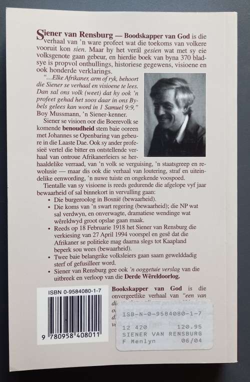 Siener van Rensburg Boodskapper van God (Adriaan Snyman)