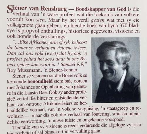 Siener van Rensburg Boodskapper van God (Adriaan Snyman)