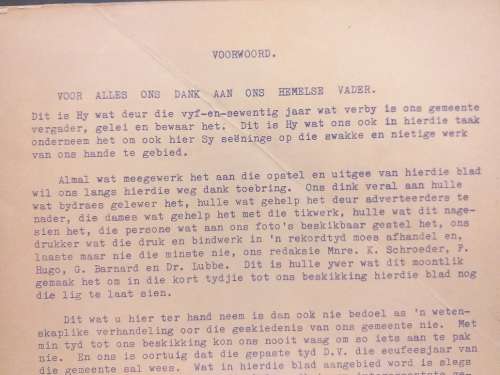 N.G Kerk Die Gemeente Vryheid 1886-1961