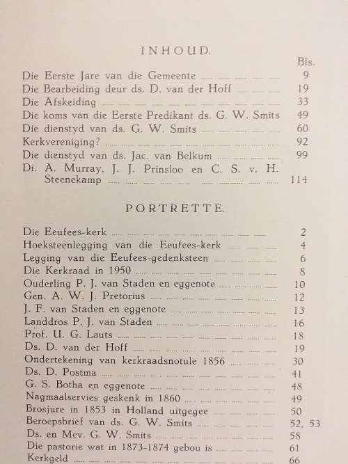 Die Nederduitsch Hervormde Gemeente Rustenburg 1850-1950