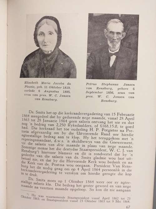 Die Nederduitsch Hervormde Gemeente Rustenburg 1850-1950