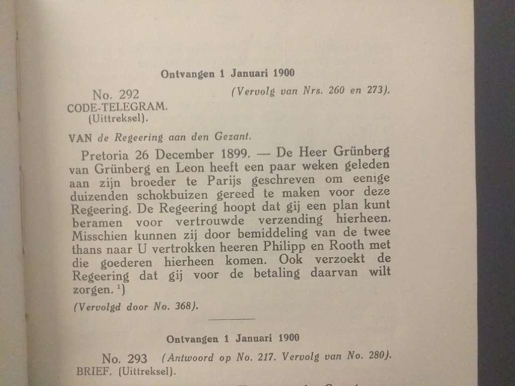 Dr WJ Leyds Tweede Verzameling Correspondentie 1899-1900 Deel 1 Tweede Band