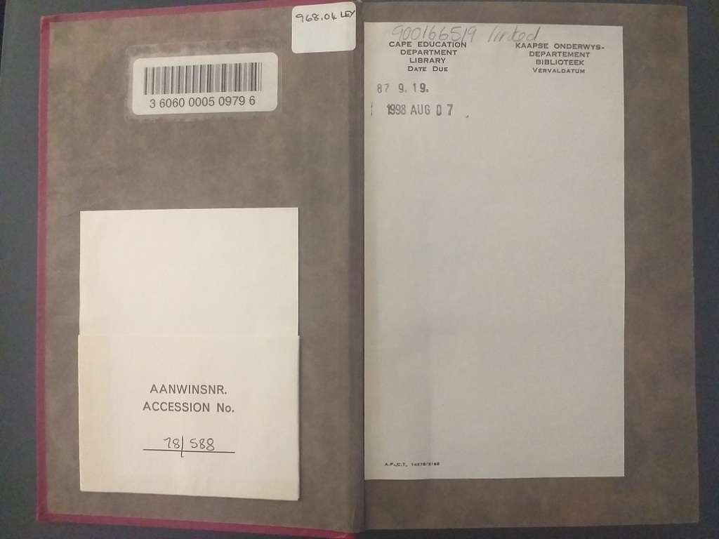 Dr WJ Leyds Tweede Verzameling Correspondentie 1899-1900 Deel II