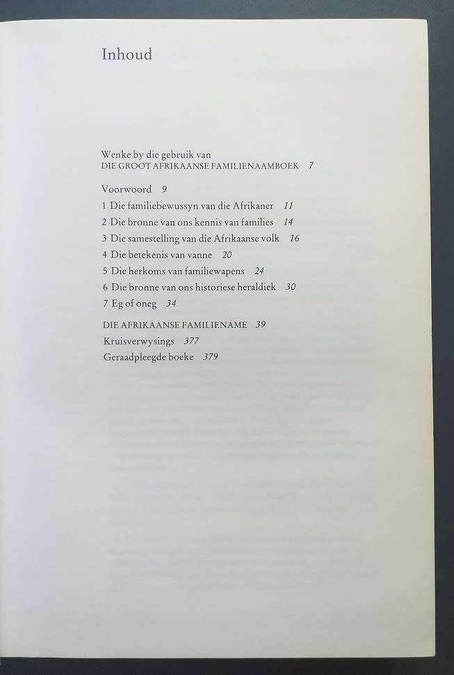 Die Groot Afrikaanse Familie Naamboek (Cor Pama)