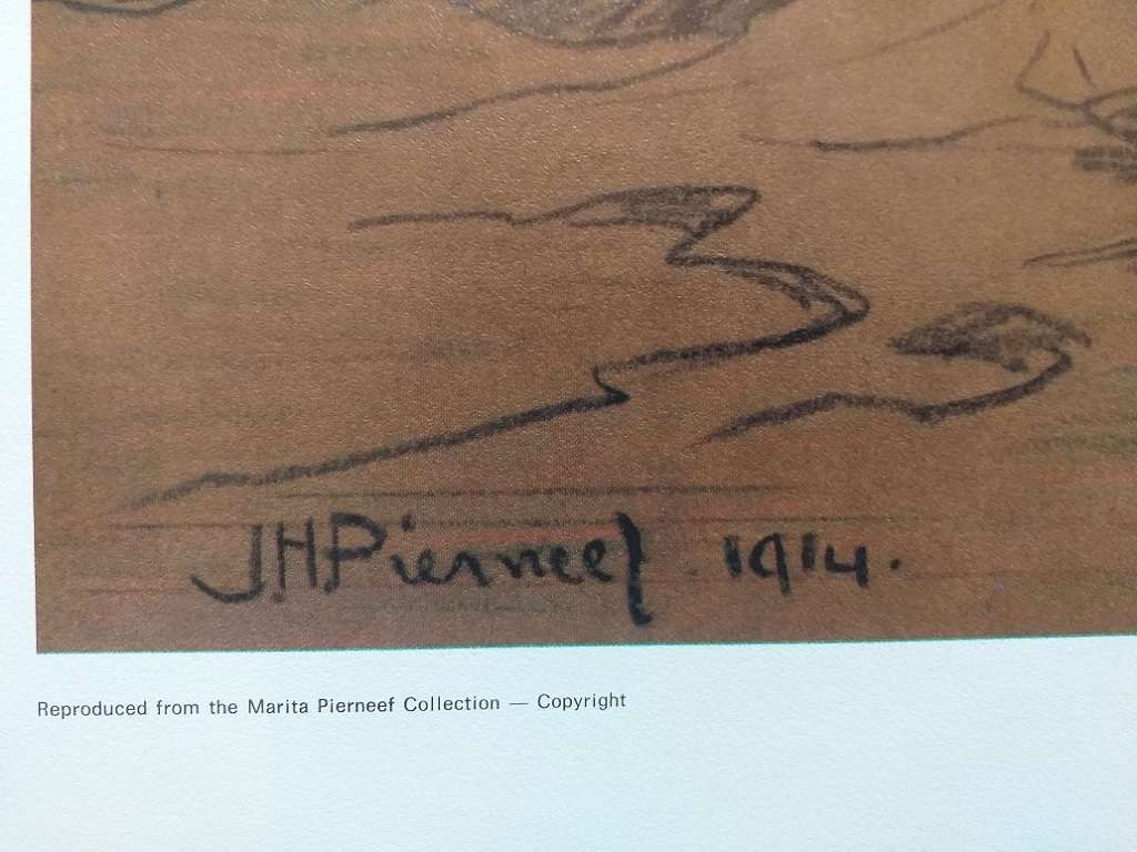 Pierneef colour print kleur afdruk Vyeboom Fig Tree