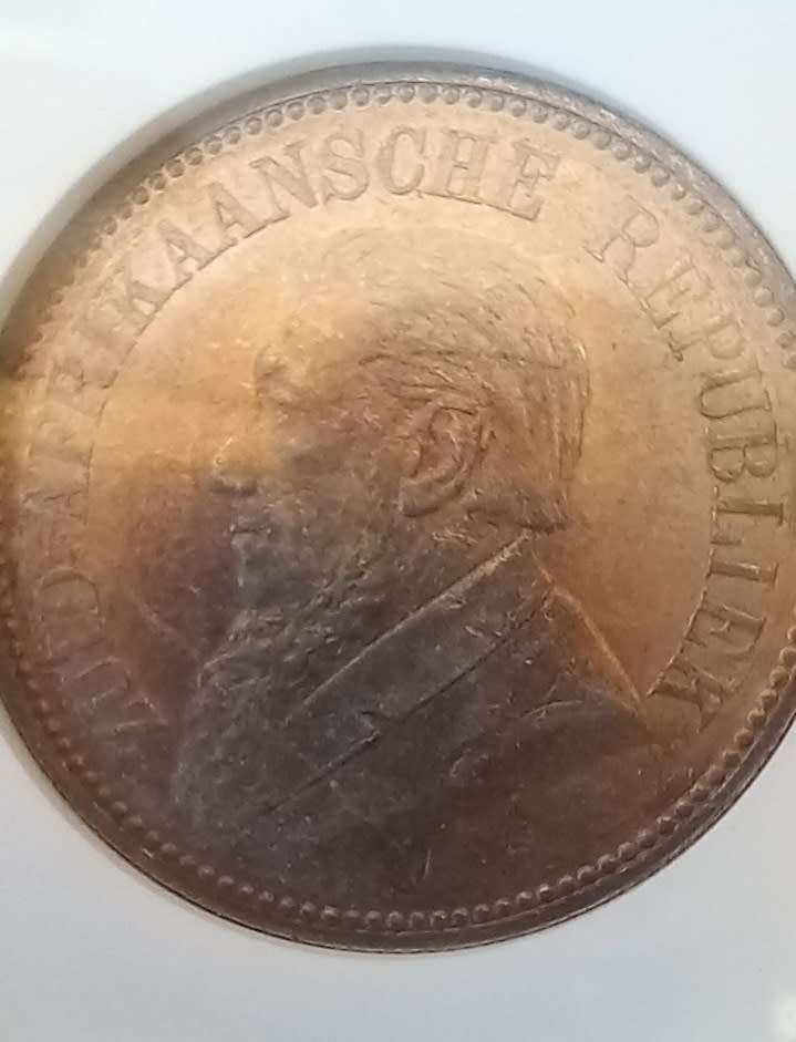 1897 ZAR NGC 2.5 Shilling MS63