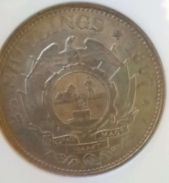 1897 ZAR NGC 2.5 Shilling MS63