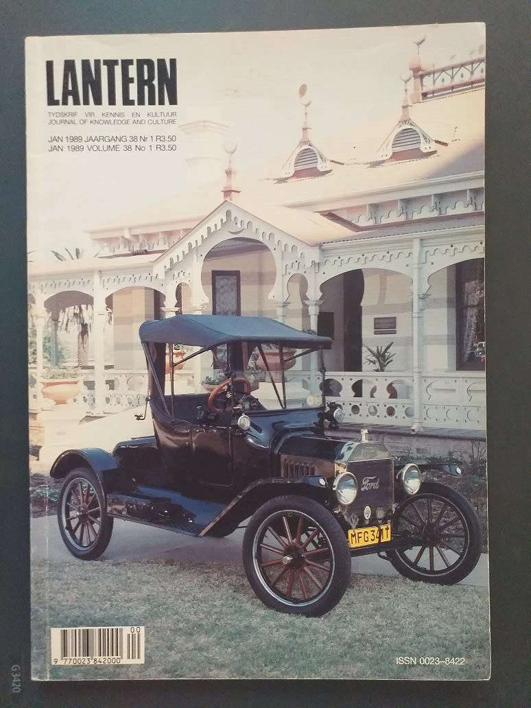 Lantern Tydskrif Magazine  Jan 1989 vol 38 nr 1