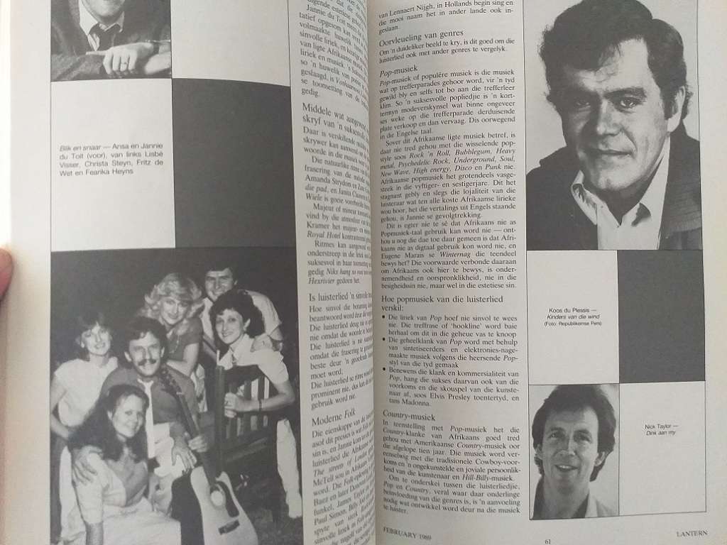 Lantern Tydskrif Magazine  Jan 1989 vol 38 nr 1