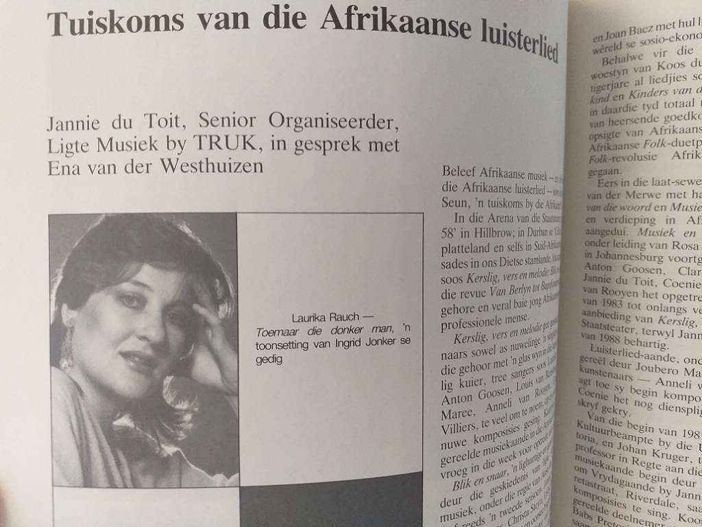 Lantern Tydskrif Magazine  Jan 1989 vol 38 nr 1