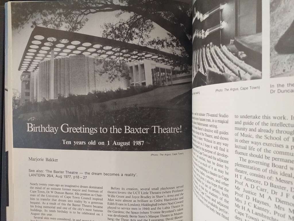 Lantern Tydskrif Magazine Aug 1987 vol 36 nr 3 Boerekrygsgevangenis Ceylon