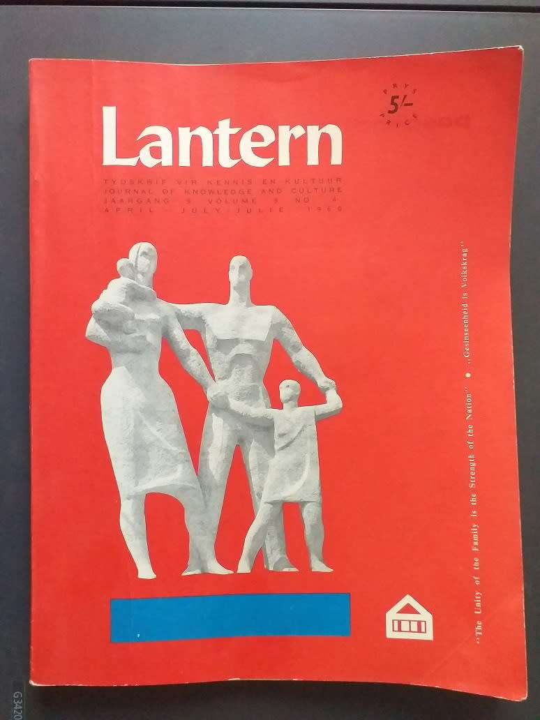 Lantern Tydskrif Magazine Apr 1960 vol 9 nr 4 Tema Huisgesinne