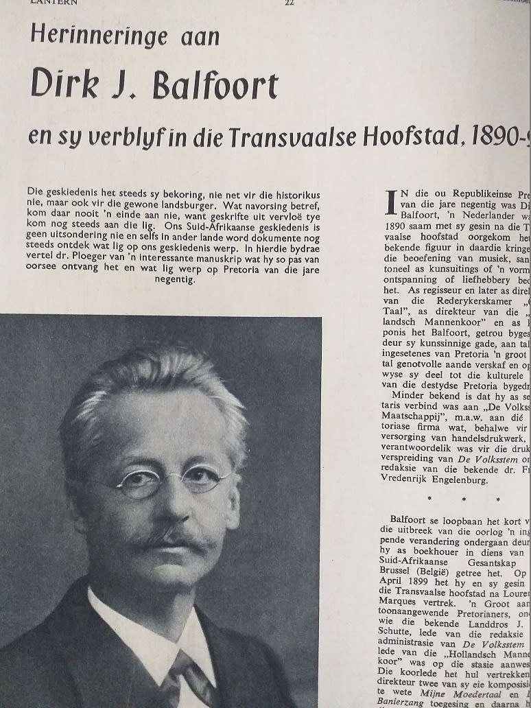 Lantern Tydskrif Magazine Des 1962 vol XII nr 2