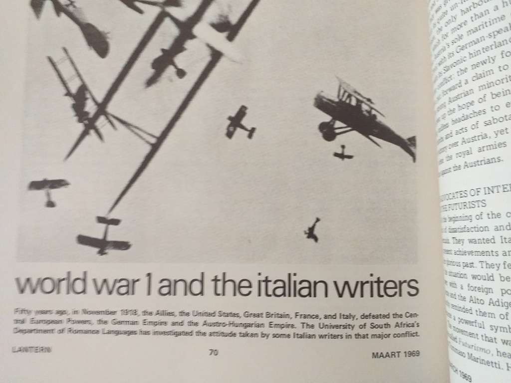 Lantern Tydskrif Magazine  Mrt 1969 vol XVIII nr 3