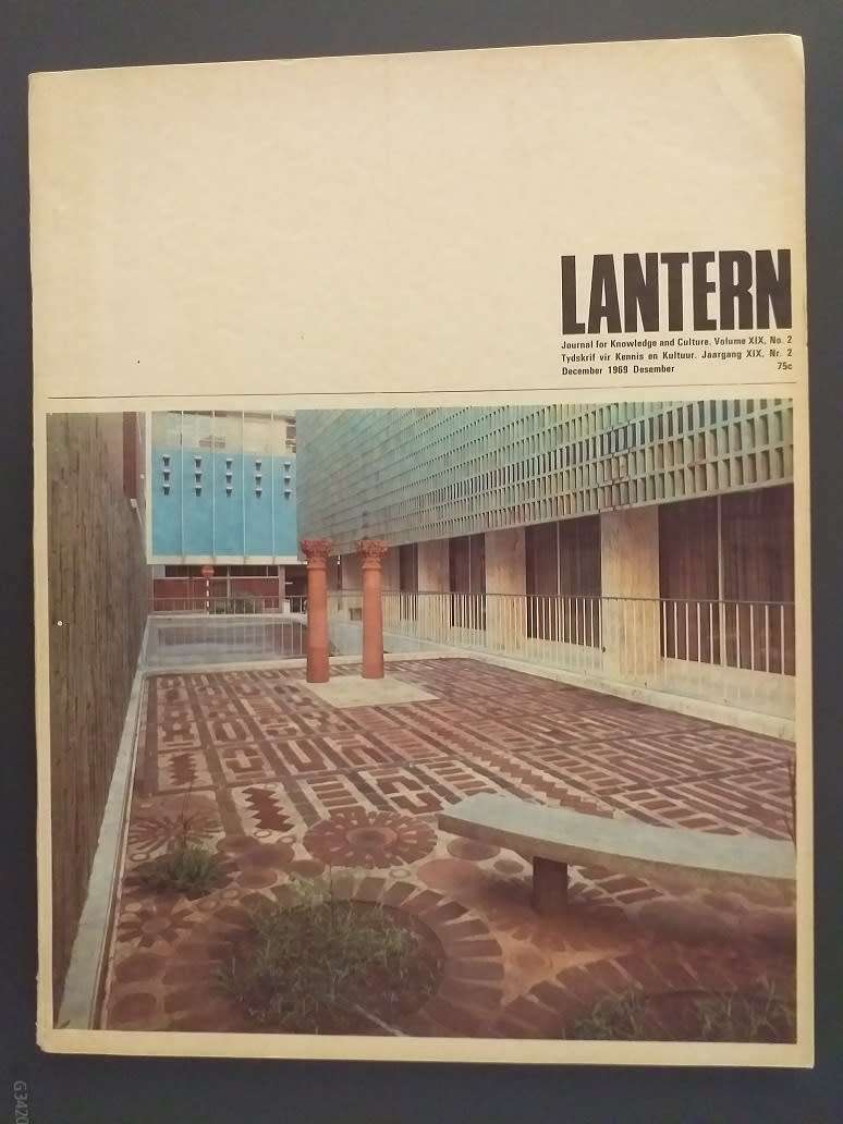Lantern Tydskrif Magazine  Des 1969 vol 19 nr 2