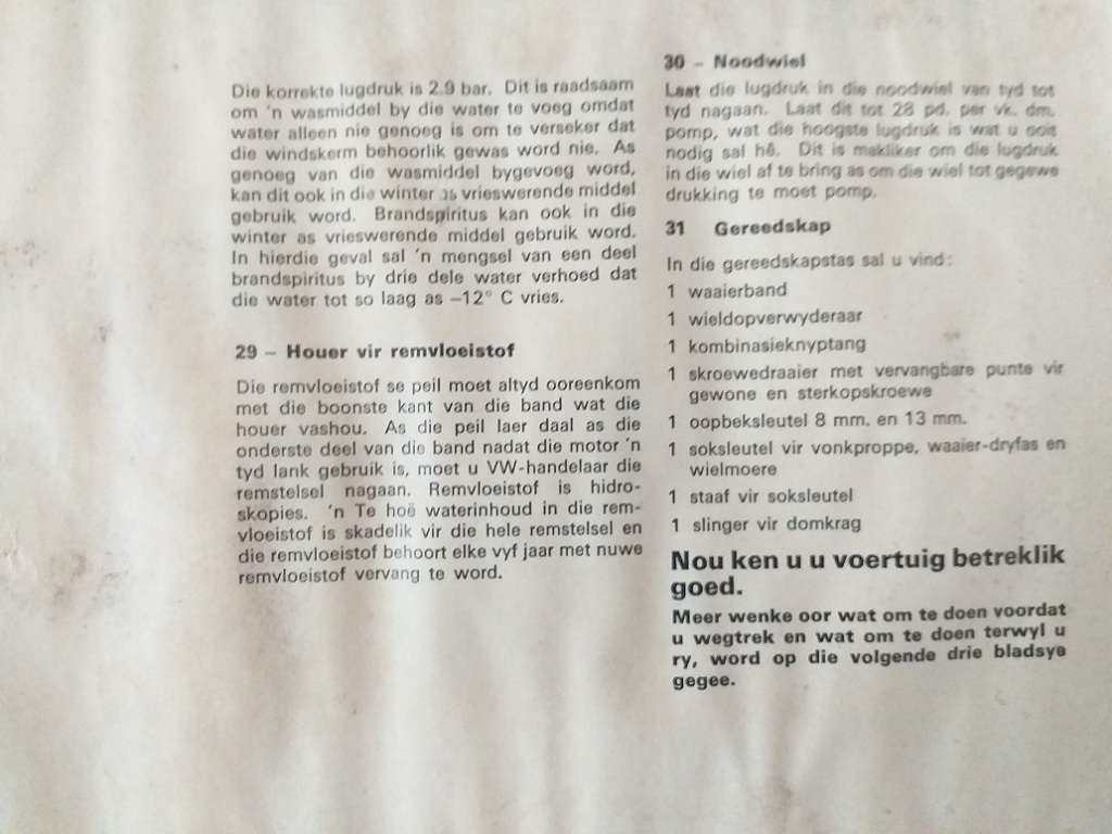 Volkswagen Beetle VW Instruksiehandleiding Instruction Manual WELL USED BUT SEEMS COMPLETE