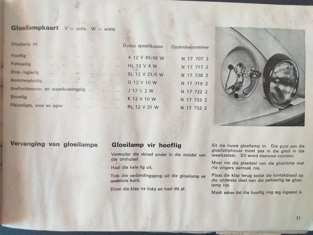 Volkswagen Beetle VW Instruksiehandleiding Instruction Manual WELL USED BUT SEEMS COMPLETE