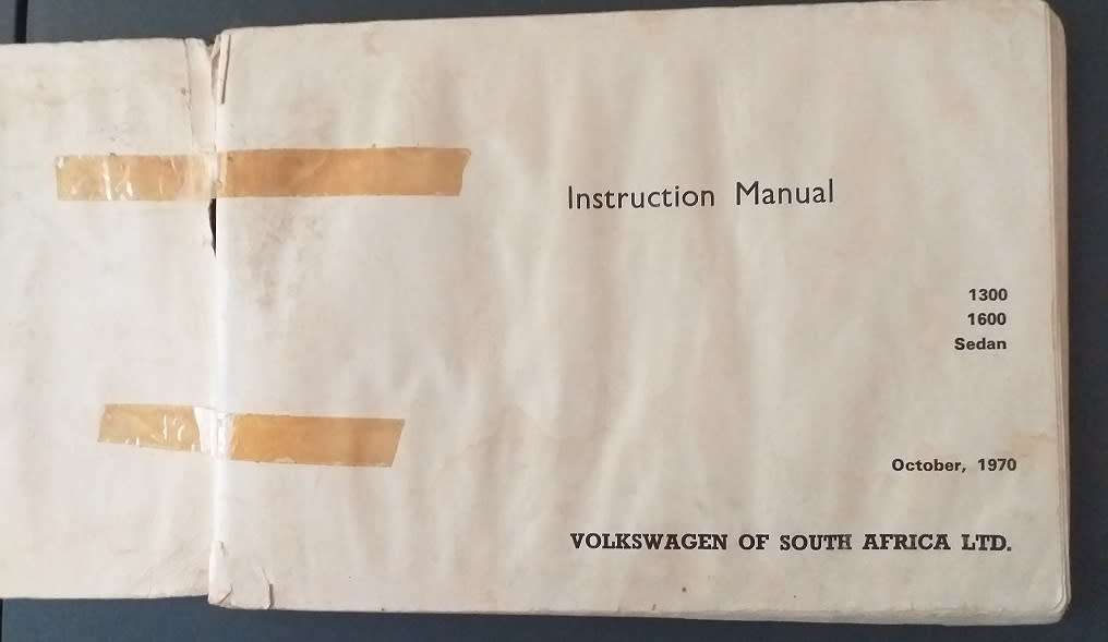 Volkswagen Beetle VW Instruksiehandleiding Instruction Manual WELL USED BUT SEEMS COMPLETE