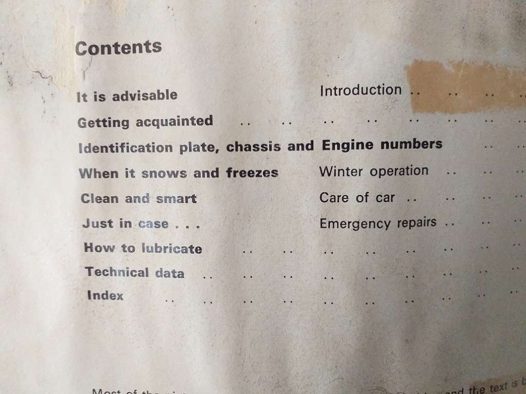 Volkswagen Beetle VW Instruksiehandleiding Instruction Manual WELL USED BUT SEEMS COMPLETE