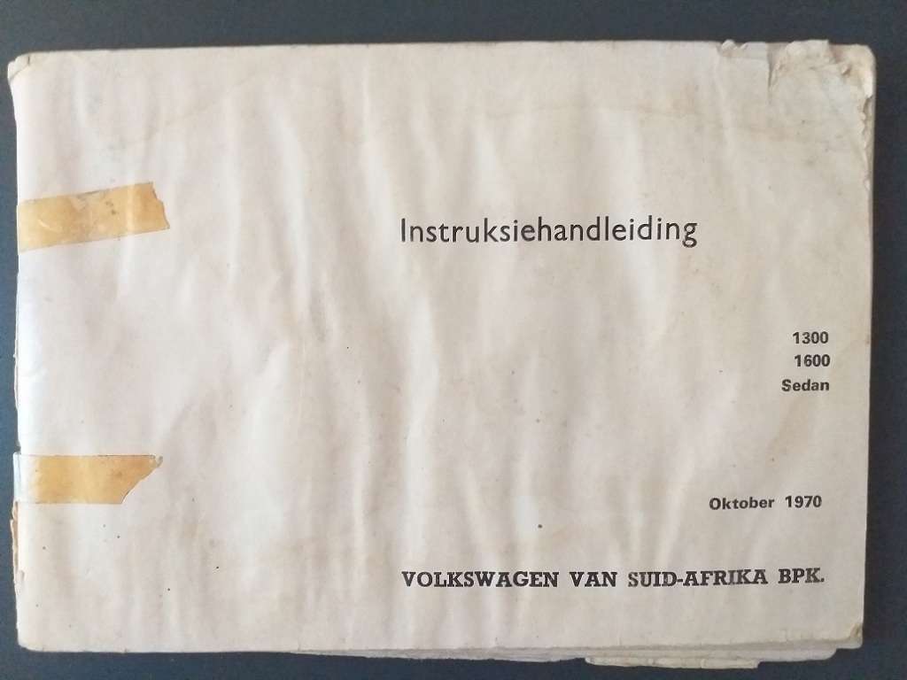 Volkswagen Beetle VW Instruksiehandleiding Instruction Manual WELL USED BUT SEEMS COMPLETE