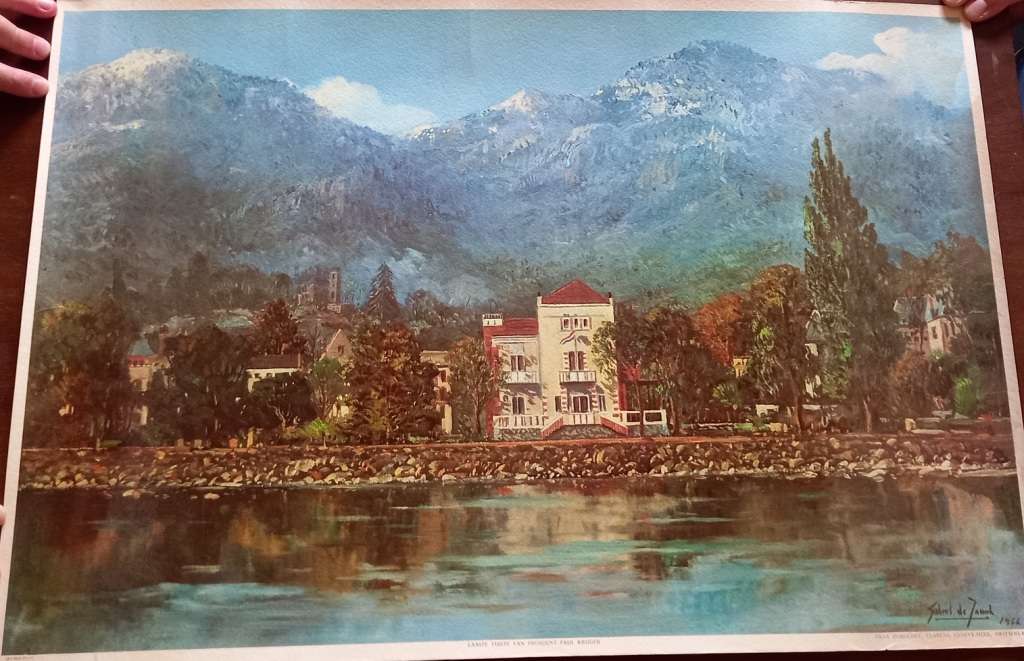 Villa Dubochet Switserland afdruk laaste rusplek van Pres Paul Kruger van die ZAR (Gabriel de Jongh)