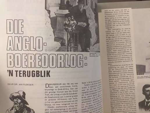 Lantern Tydskrif Magazine  Sept 1974 vol XXIV nr 1 (Artikel oor Die Anglo-Boere Oorlog)