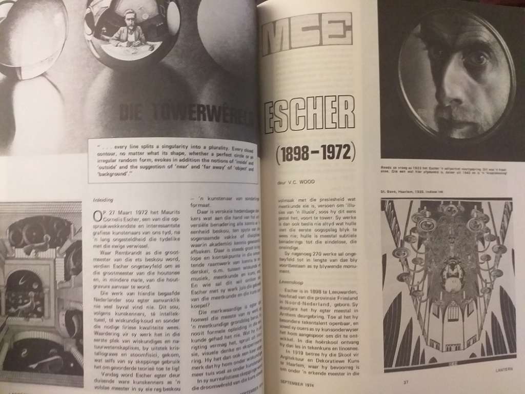 Lantern Tydskrif Magazine  Sept 1974 vol XXIV nr 1 (Artikel oor Die Anglo-Boere Oorlog)