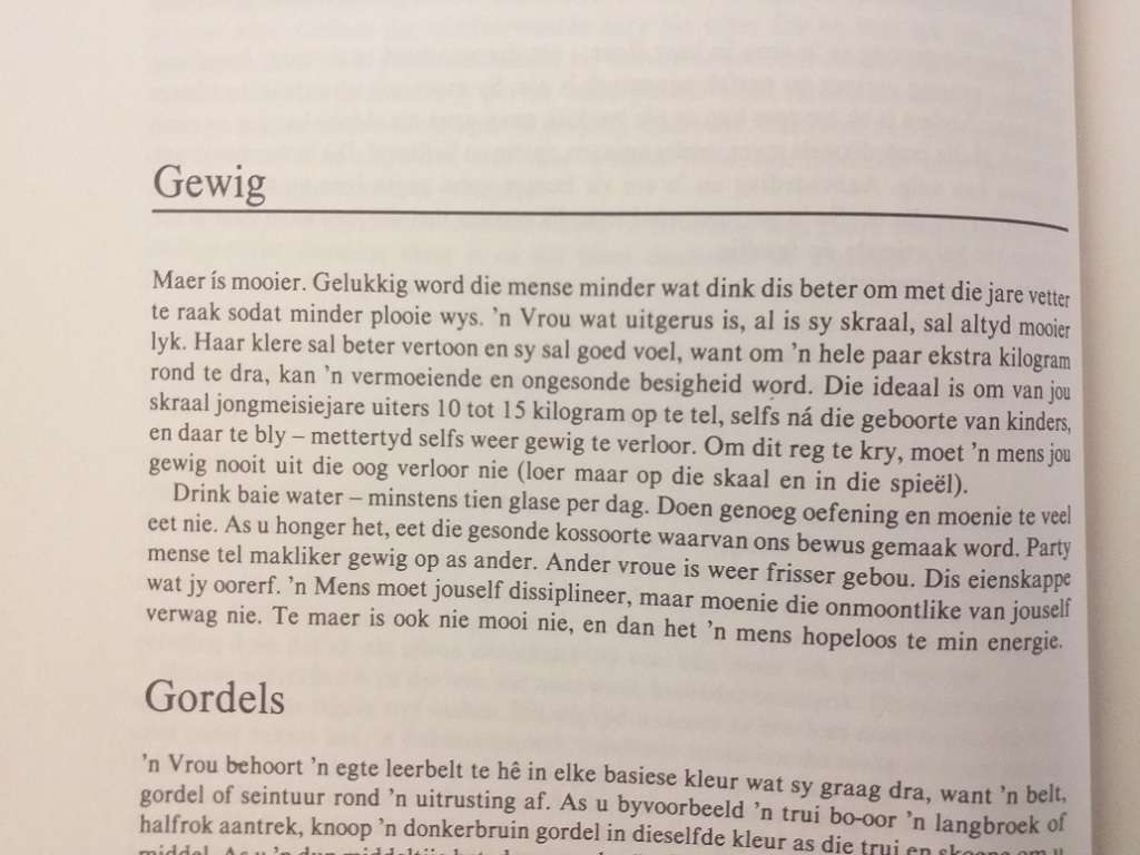 Elegant geklee deur Emsie Schoeman