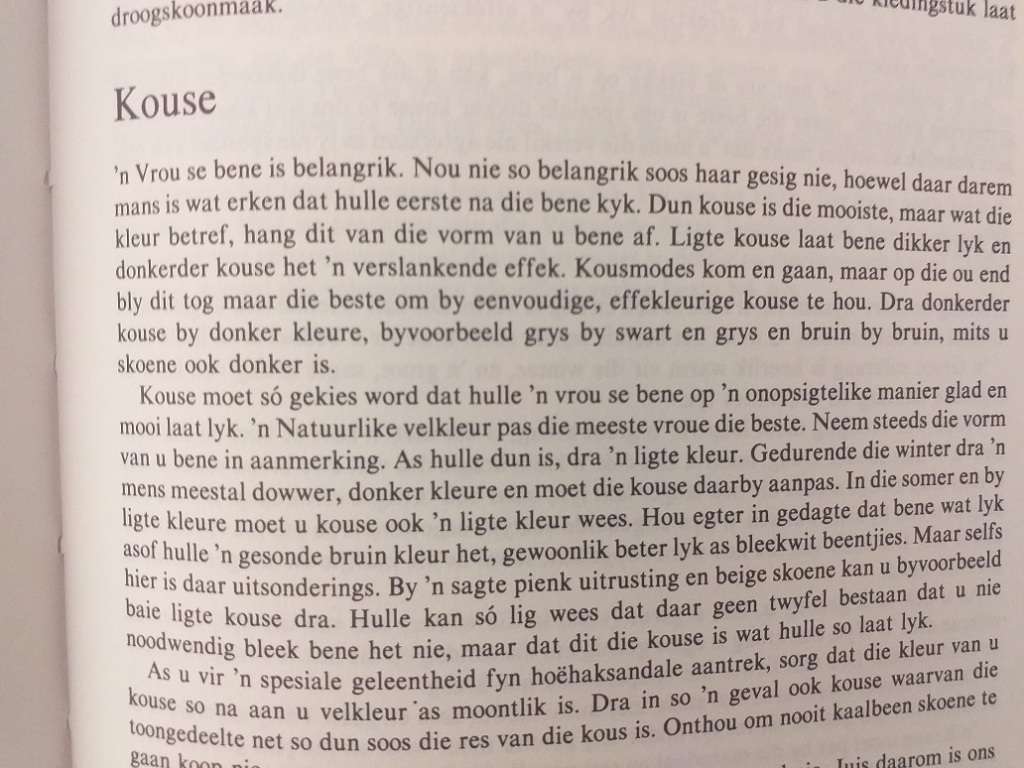 Elegant geklee deur Emsie Schoeman